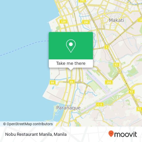 Nobu Restaurant Manila map
