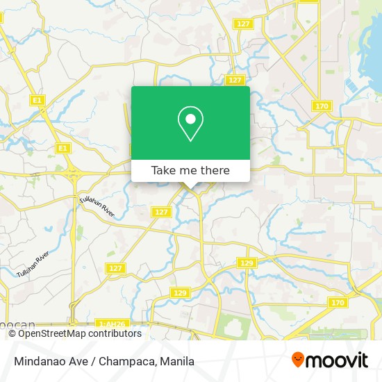 Mindanao Ave / Champaca map