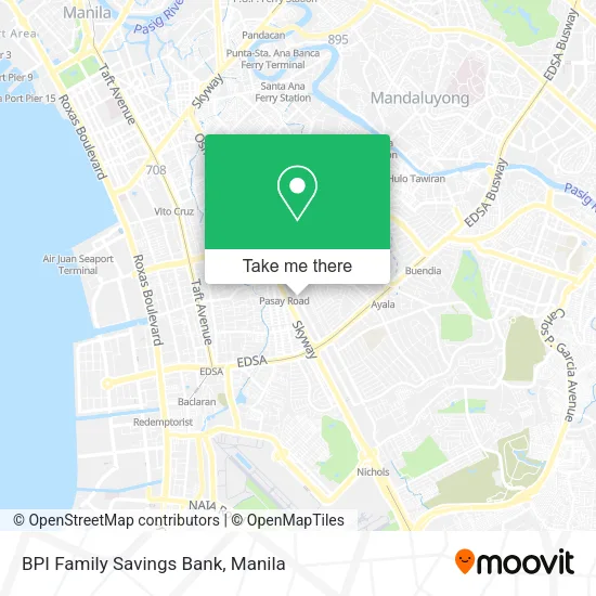 BPI Family Savings Bank map