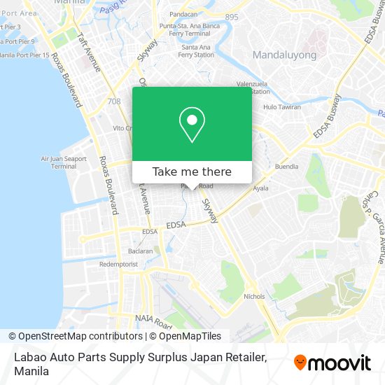 Labao Auto Parts Supply Surplus Japan Retailer map