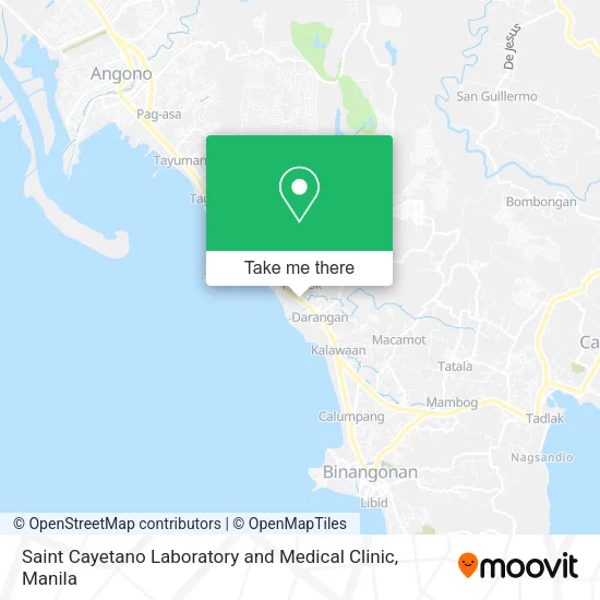 Saint Cayetano Laboratory and Medical Clinic map