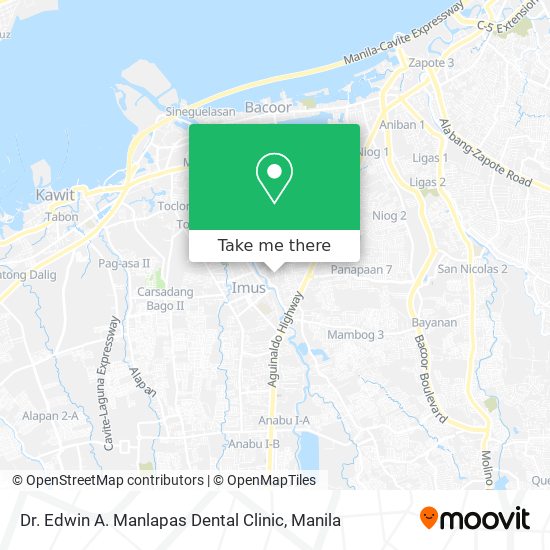 Dr. Edwin A. Manlapas Dental Clinic map