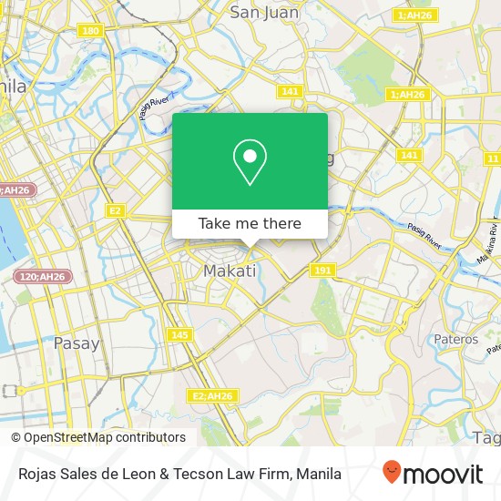 Rojas Sales de Leon & Tecson Law Firm map