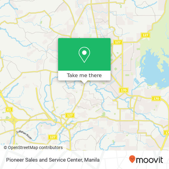 Pioneer Sales and Service Center map