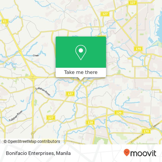Bonifacio Enterprises map