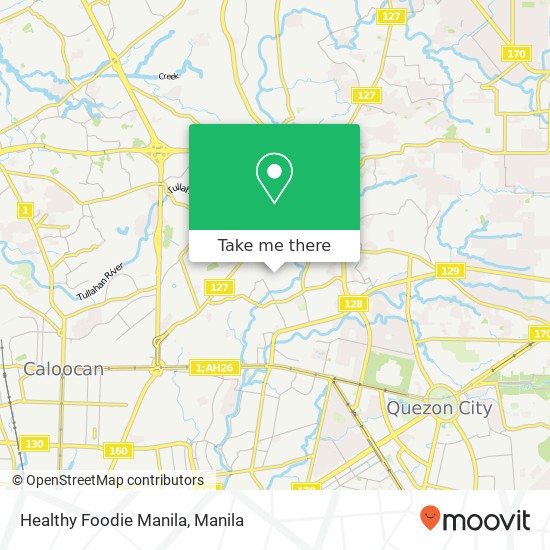 Healthy Foodie Manila map