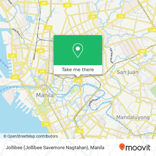 Jollibee (Jollibee Savemore Nagtahan) map