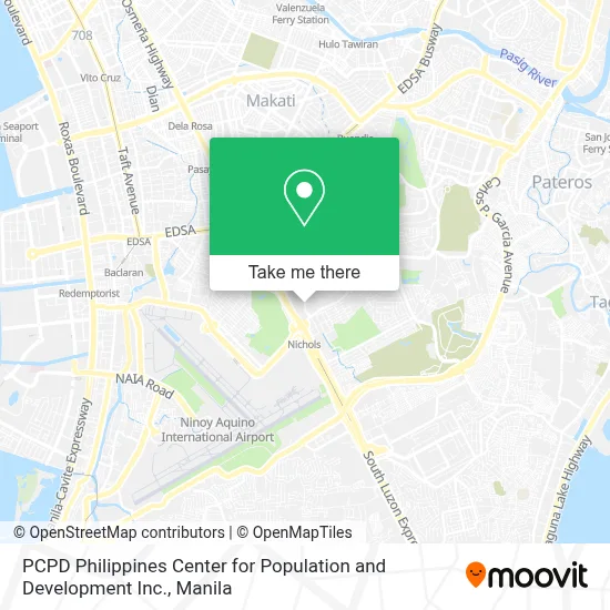 PCPD Philippines Center for Population and Development Inc. map