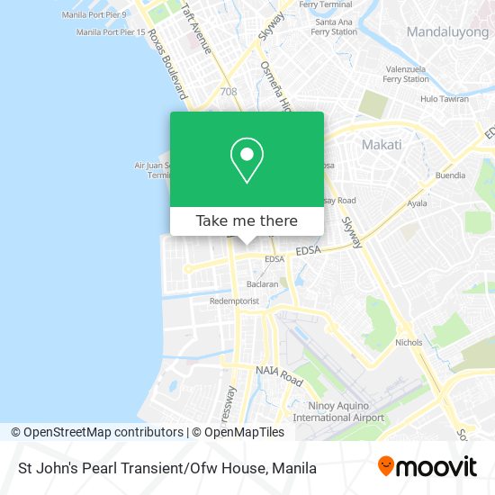 St John's Pearl Transient / Ofw House map