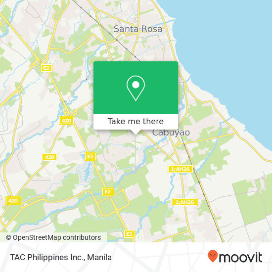 TAC Philippines Inc. map