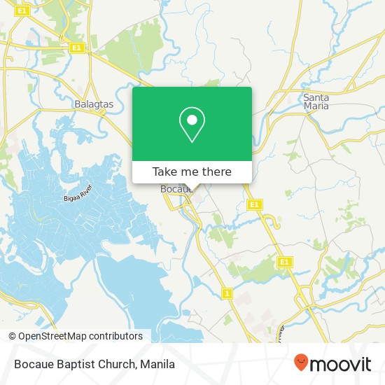 Bocaue Baptist Church map