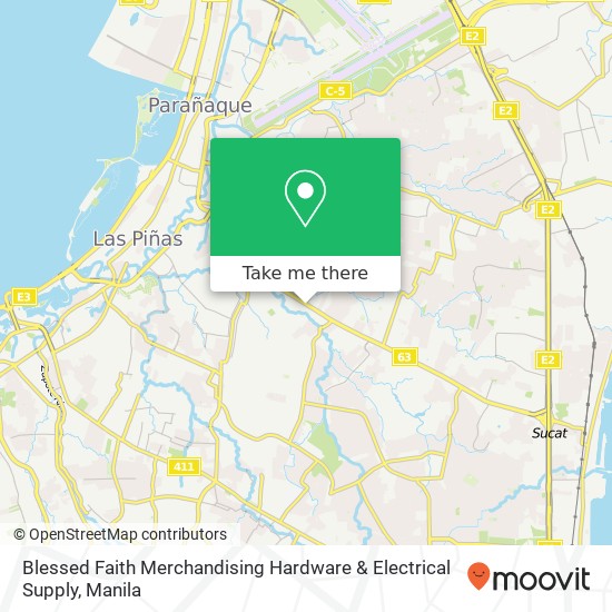Blessed Faith Merchandising Hardware & Electrical Supply map