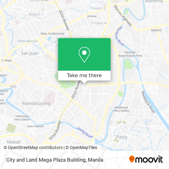 City and Land Mega Plaza Building map