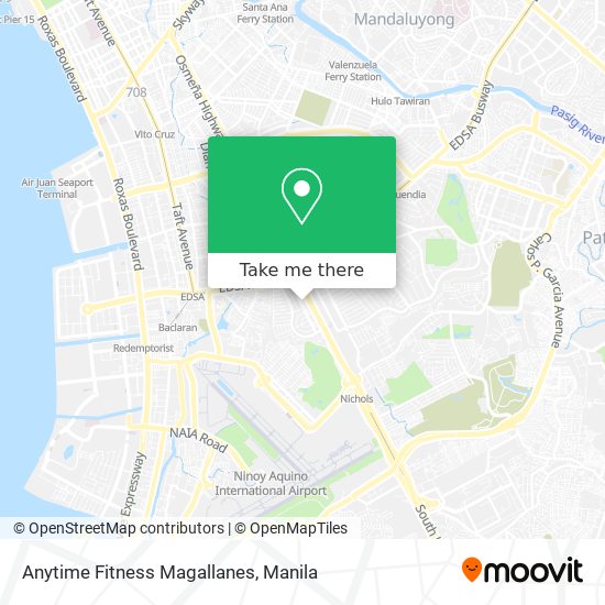 Anytime Fitness Magallanes map