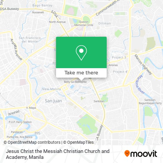 Jesus Christ the Messiah Christian Church and Academy map