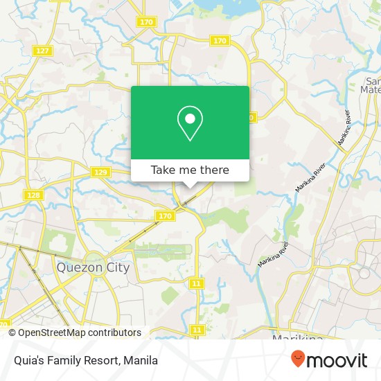 Quia's Family Resort map