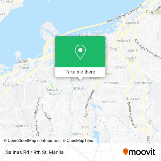 Salinas Rd / 9th St map