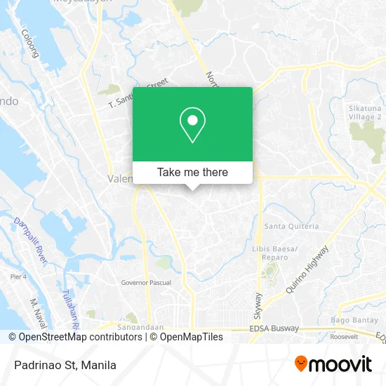 Padrinao St map