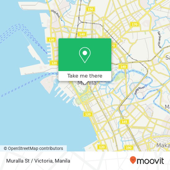 Muralla St / Victoria map