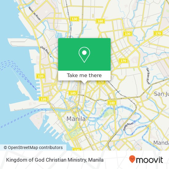 Kingdom of God Christian Ministry map