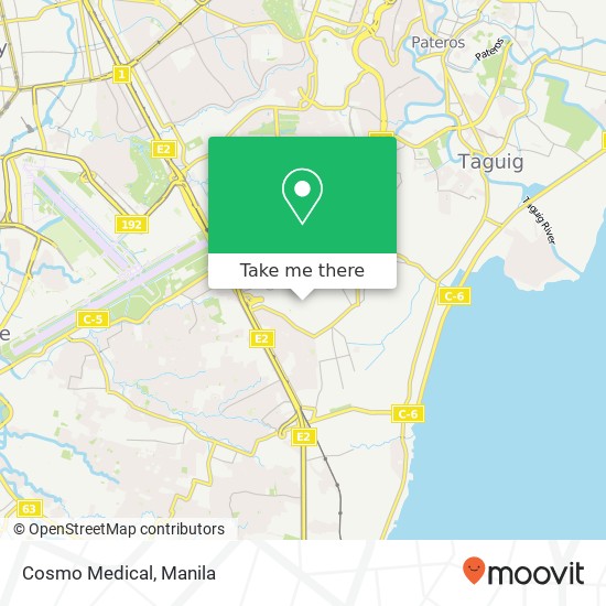 Cosmo Medical map