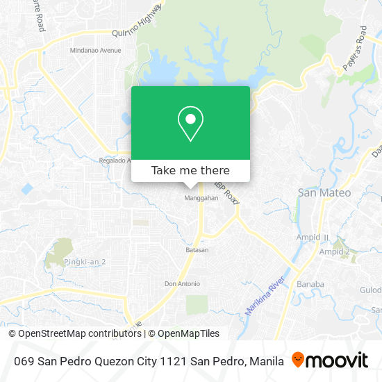 069 San Pedro Quezon City 1121 San Pedro map