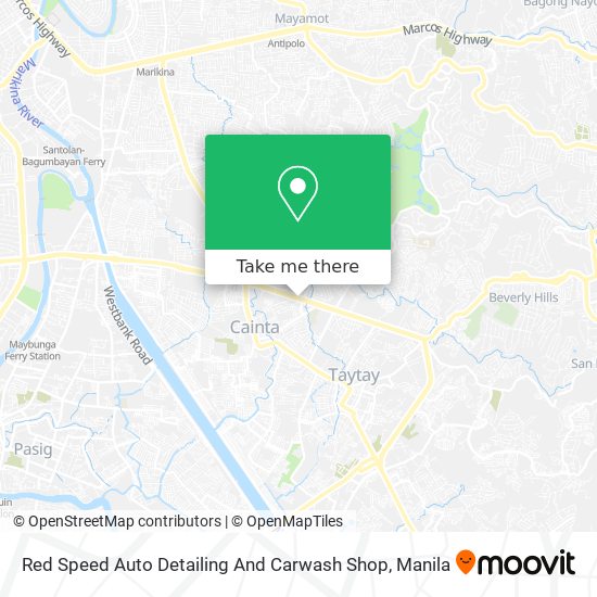 Red Speed Auto Detailing And Carwash Shop map