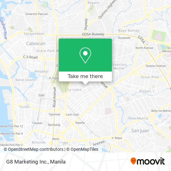 G8 Marketing Inc. map