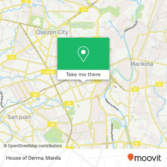 House of Derma map