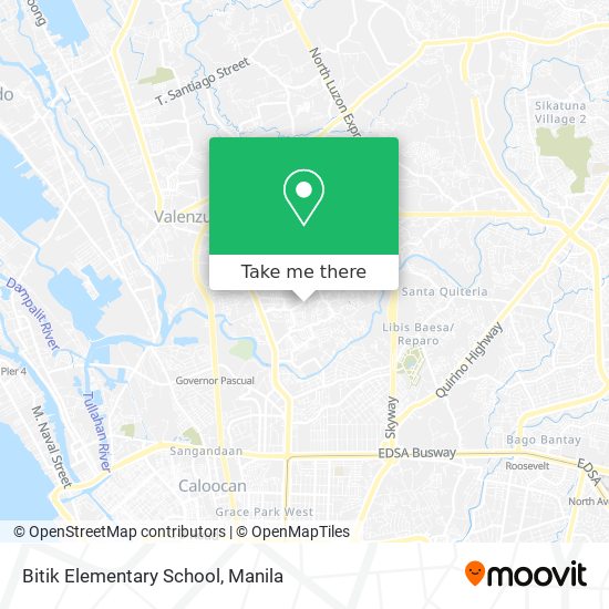 Bitik Elementary School map