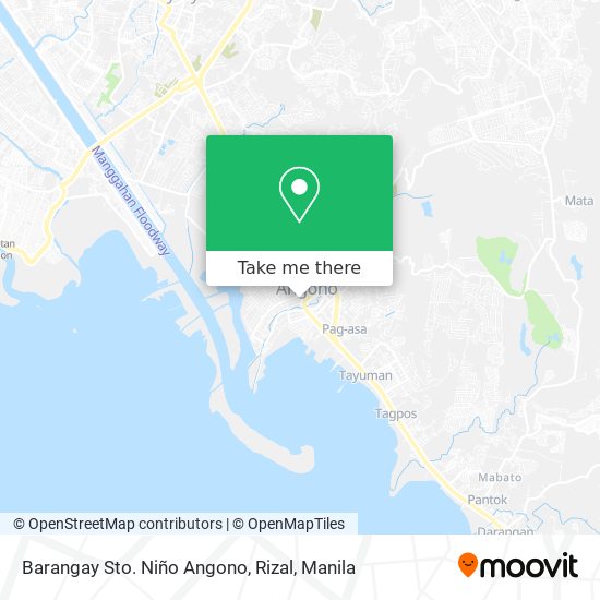 Barangay Sto. Niño Angono, Rizal map