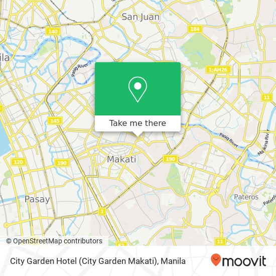 City Garden Hotel (City Garden Makati) map