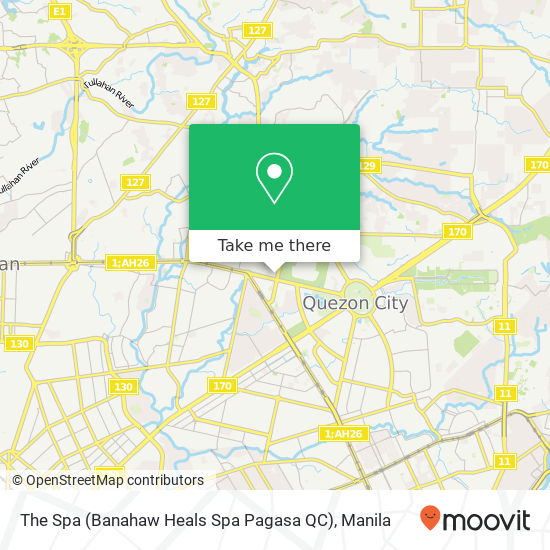 The Spa (Banahaw Heals Spa Pagasa QC) map