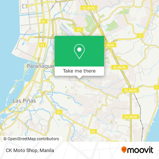 CK Moto Shop map