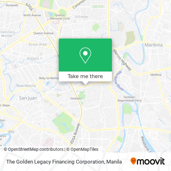 The Golden Legacy Financing Corporation map