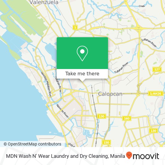 MDN Wash N' Wear Laundry and Dry Cleaning map