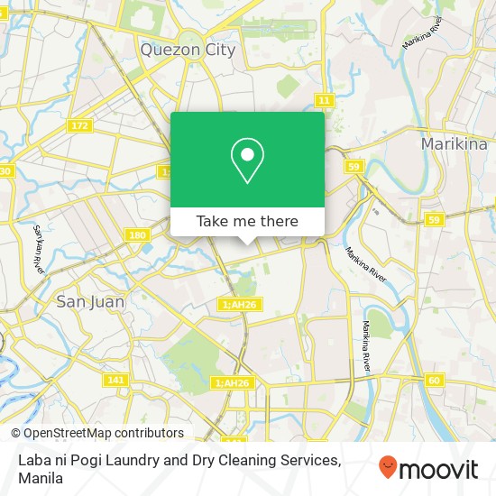 Laba ni Pogi Laundry and Dry Cleaning Services map