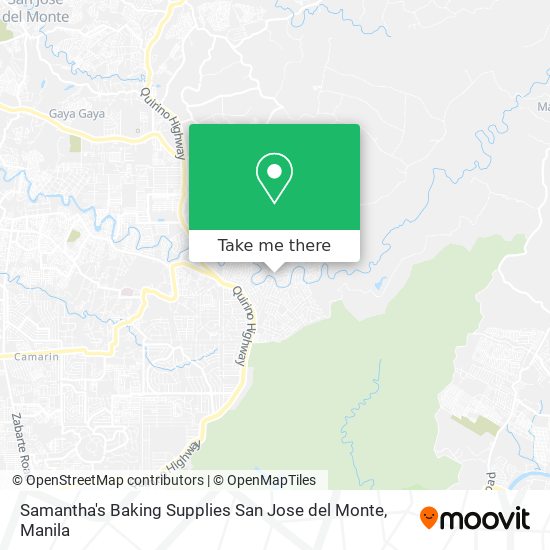 Samantha's Baking Supplies San Jose del Monte map