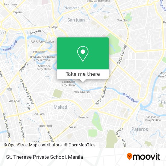 St. Therese Private School map