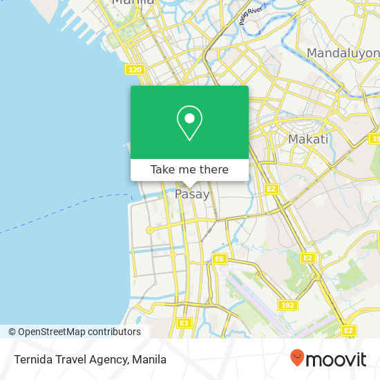 Ternida Travel Agency map