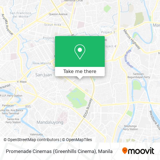 Promenade Cinemas (Greenhills Cinema) map