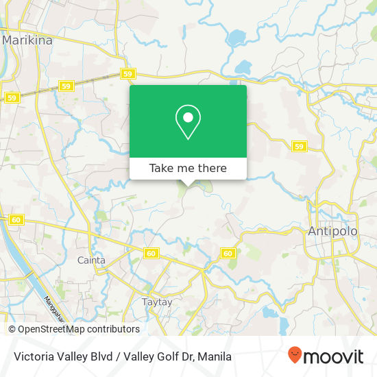 Victoria Valley Blvd / Valley Golf Dr map