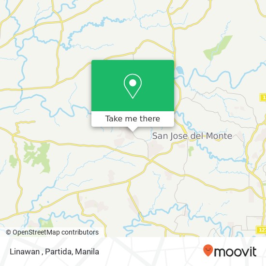 Linawan , Partida map