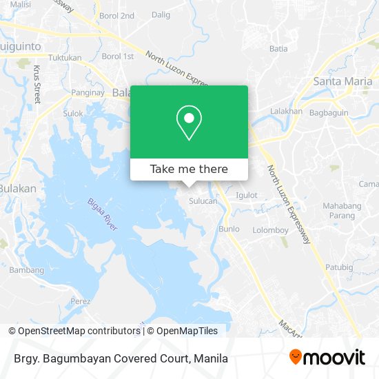 Brgy. Bagumbayan Covered Court map