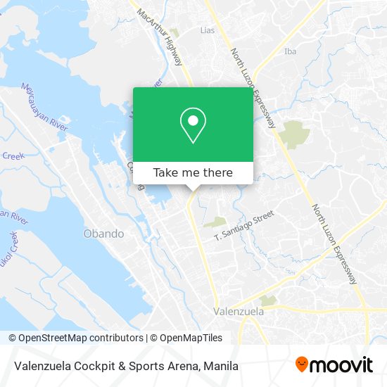 Valenzuela Cockpit & Sports Arena map