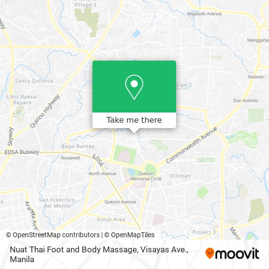 Nuat Thai Foot and Body Massage, Visayas Ave. map