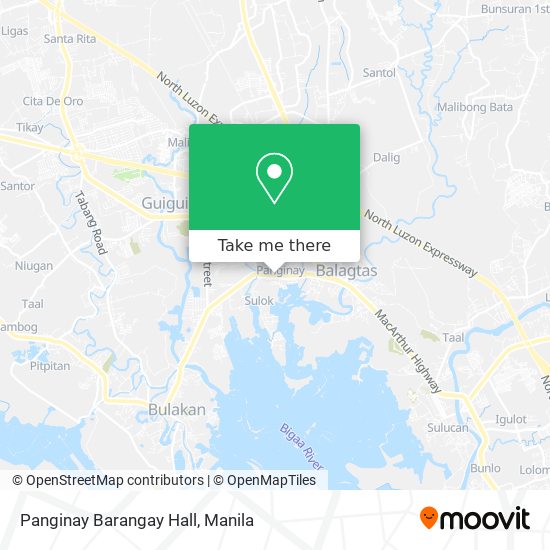 Panginay Barangay Hall map