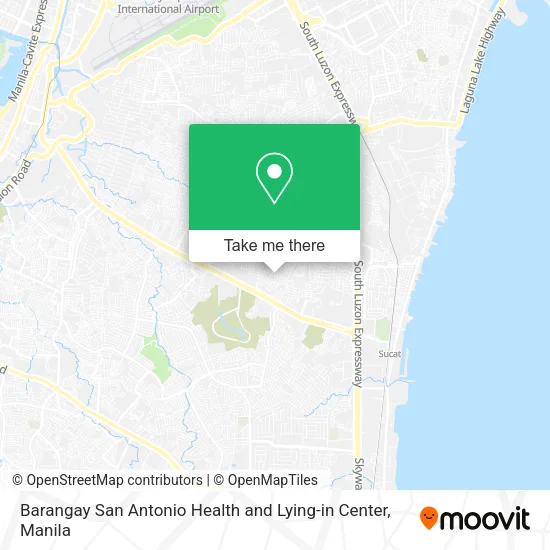 Barangay San Antonio Health and Lying-in Center map
