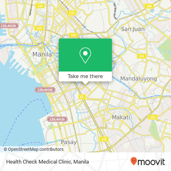 Health Check Medical Clinic map