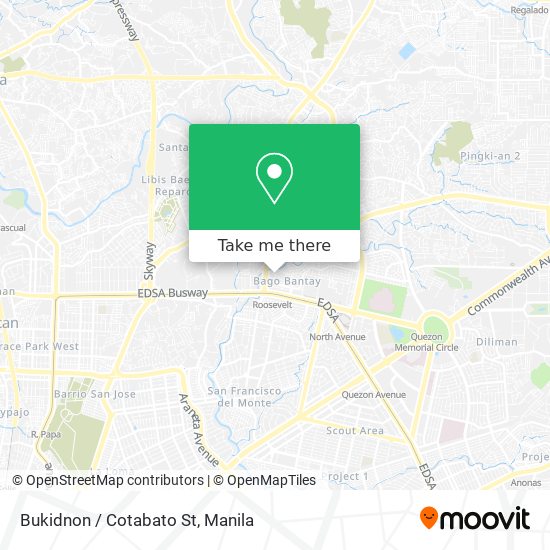 Bukidnon / Cotabato St map